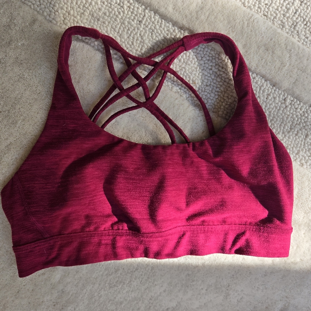 Victoria's Secret Magenta Sports Bra And Leggings Set Size Small/Med - Picture 4 of 7